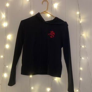 Black Red Dragon Long Sleeve Sweater